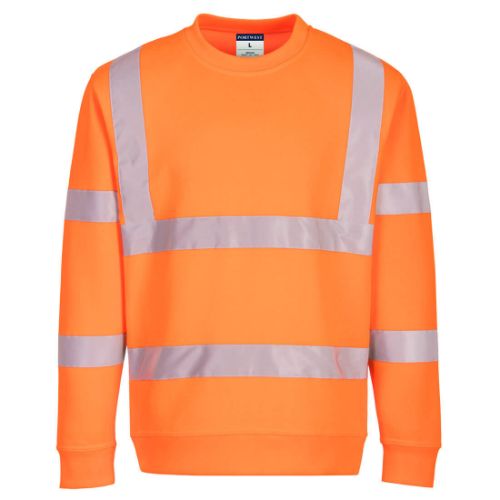 Portwest Eco Hi-Vis Sweatshirt Orange Orange